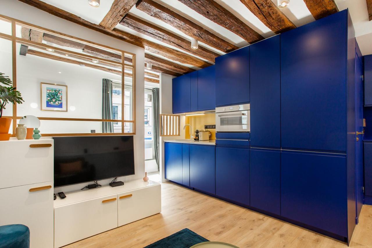 Charming Apartment - 1Br-4P - Le Marais Paris Exterior foto